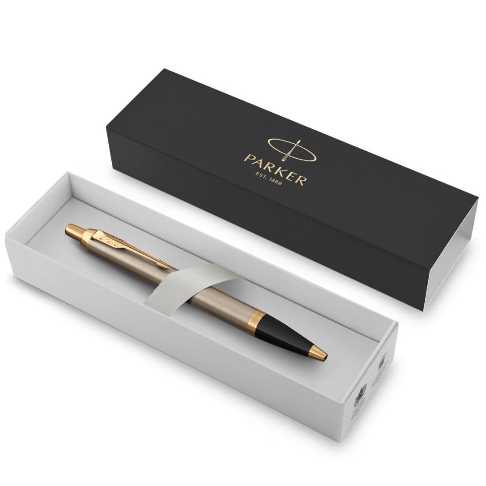 Ручка шариковая Parker IM Brushed Metal GT BP с Вашим логотипом Ручка шариковая Parker IM Brushed Metal GT BP с Вашим логотипом Фото 5